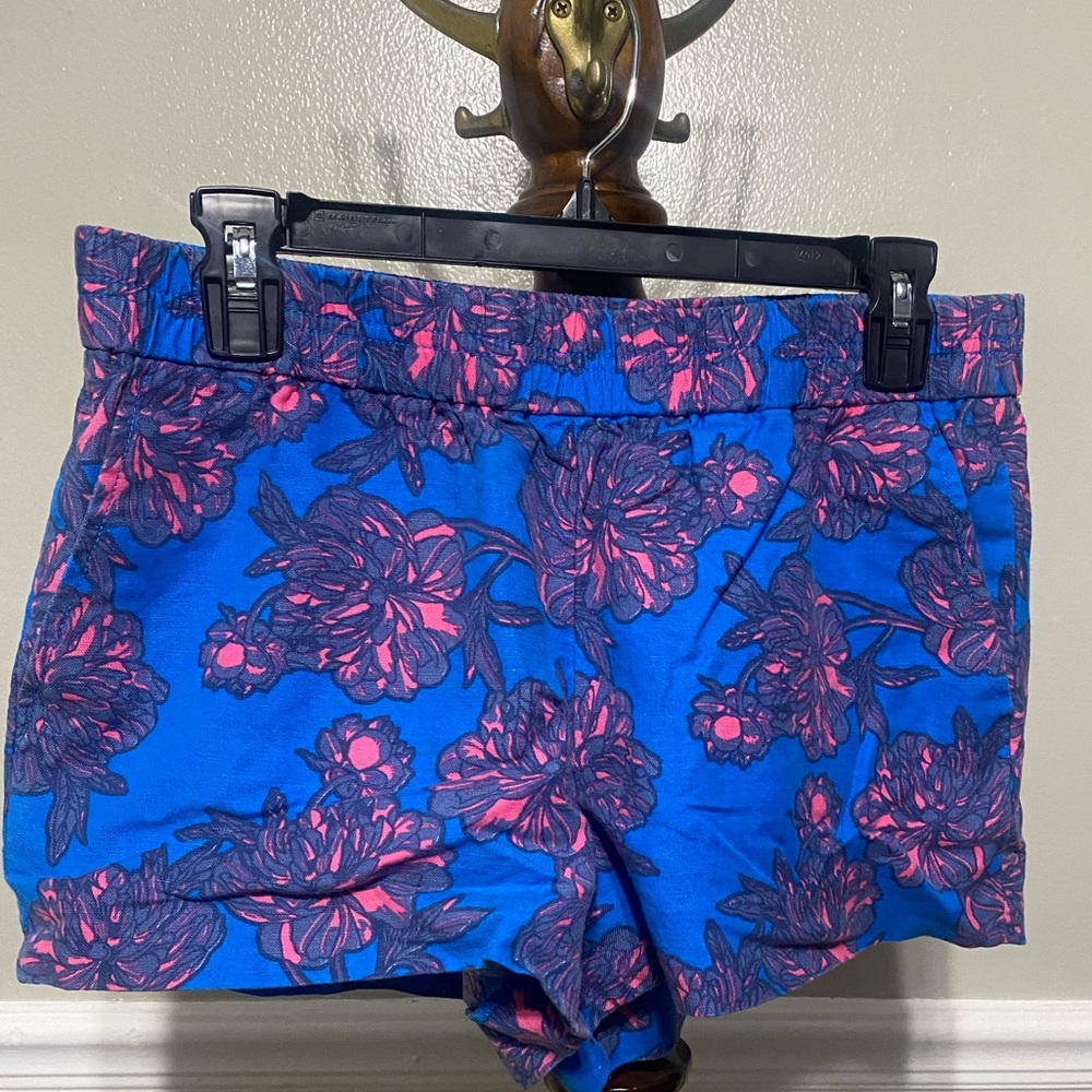Floral J. Crew shorts sz 6
